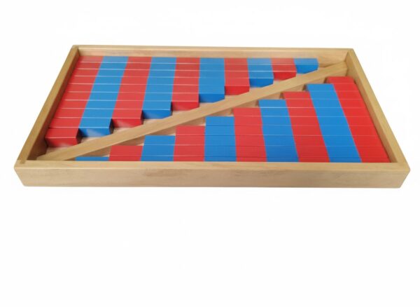 Barras rojo-azul de mesa